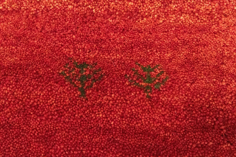 Gabbeh-teppe - persisk - 152 x 104 cm - rød