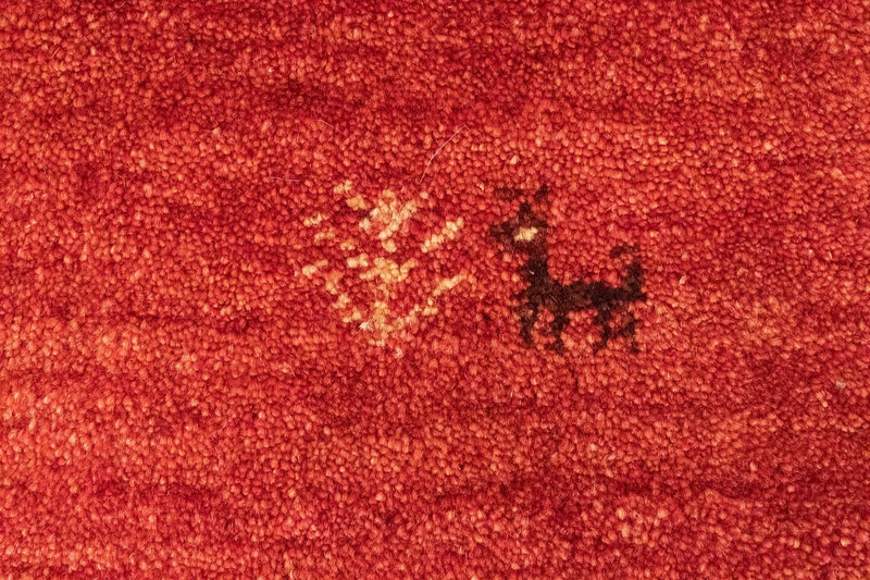 Persisk Gabbeh Teppe 100x143cm - Perserteppich Wollteppich