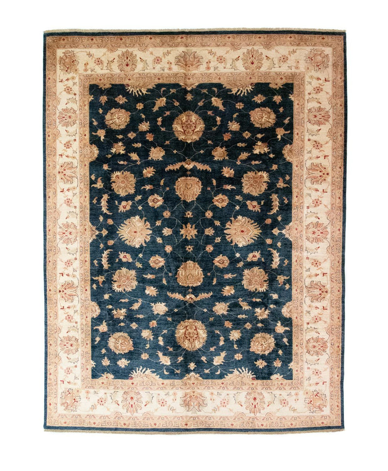 Ziegler Teppe - 370 x 276 cm - blå