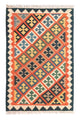 Kelimteppe - Orientalsk - 186 x 119 cm - oransje