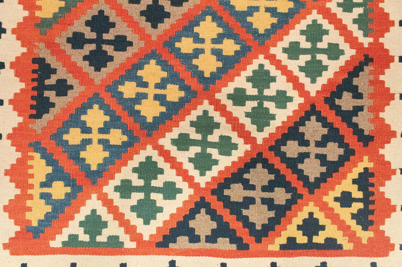 Kelimteppe - Orientalsk - 186 x 119 cm - oransje