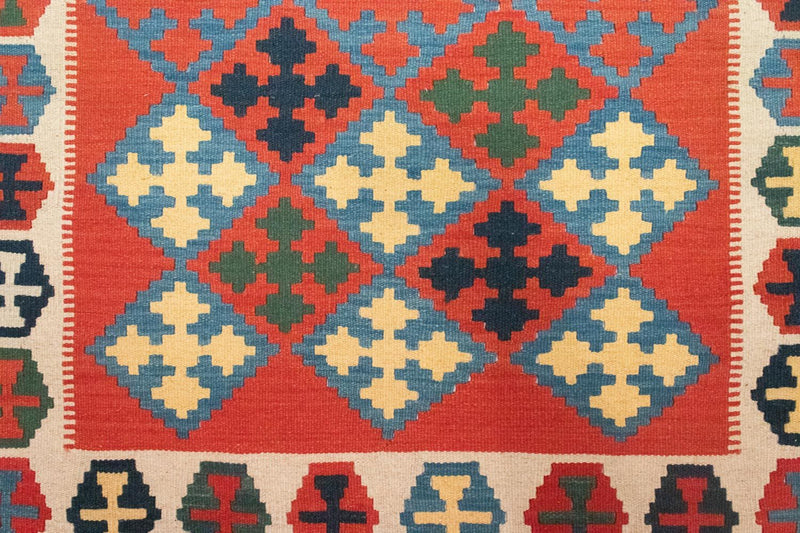 Kelimteppe - Orientalsk - 180 x 120 cm - oransje