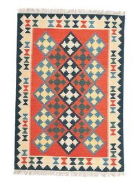 Kelimteppe - Orientalsk - 180 x 120 cm - oransje – product image