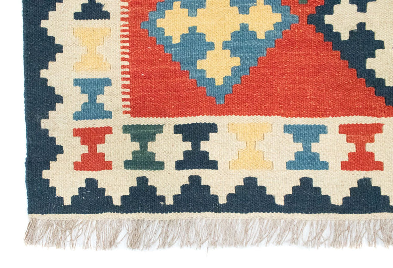 Kelimteppe - Orientalsk - 180 x 120 cm - oransje