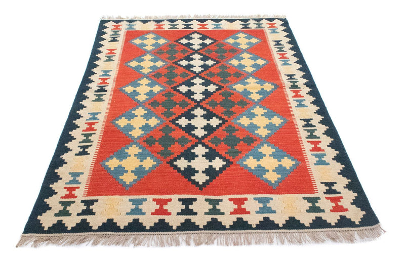 Kelimteppe - Orientalsk - 180 x 120 cm - oransje