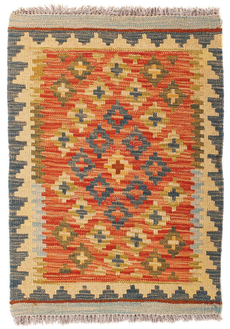 Afghansk kilim Teppe 90x60cm