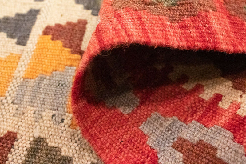 Kelimteppe - Orientalsk - 120 x 77 cm - oransje