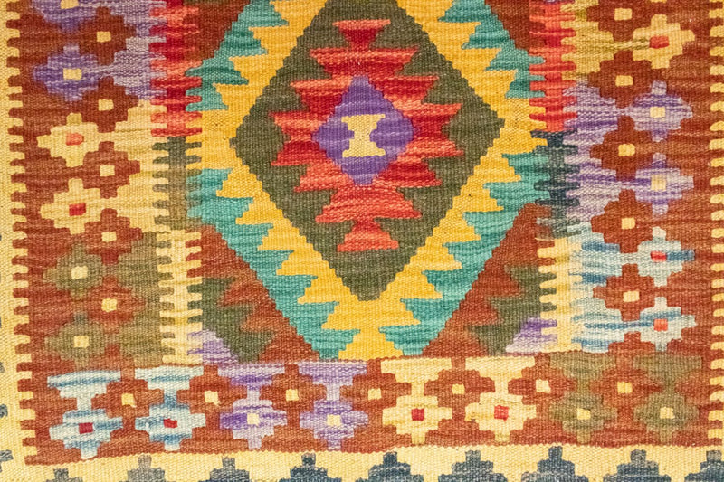 Afghansk kilim Teppe 123x80cm