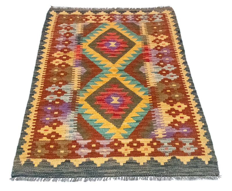 Afghansk kilim Teppe 123x80cm