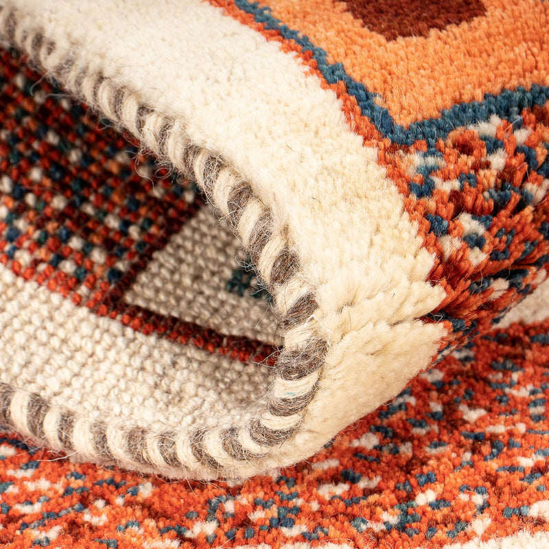 Persisk Gabbeh Teppe 102x57cm - Perserteppich Wollteppich
