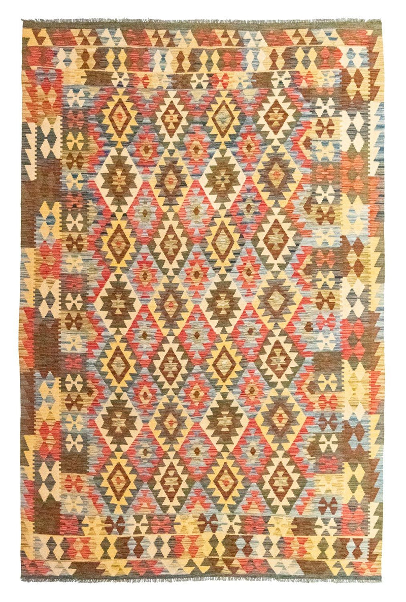 Afghansk kilim Teppe 200x296cm