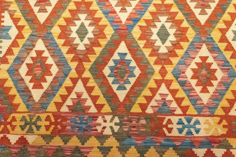 Afghansk kilim Teppe 201x287cm