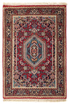 Indo Bidjar Teppe 60x90cm - Orientalsk teppe - Rektangulær / Mørk rød / 60 x 90 cm Rektangulær