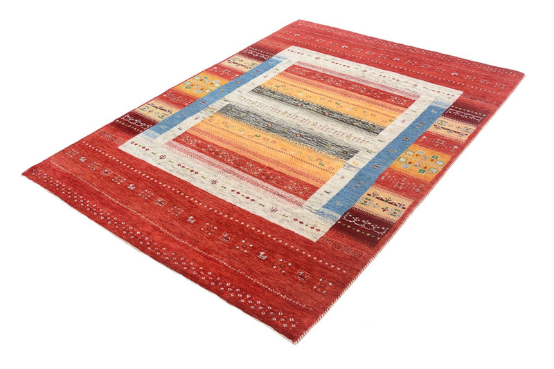 Indo Loribaft-teppe 148x201cm - Ullteppe - flerfarget