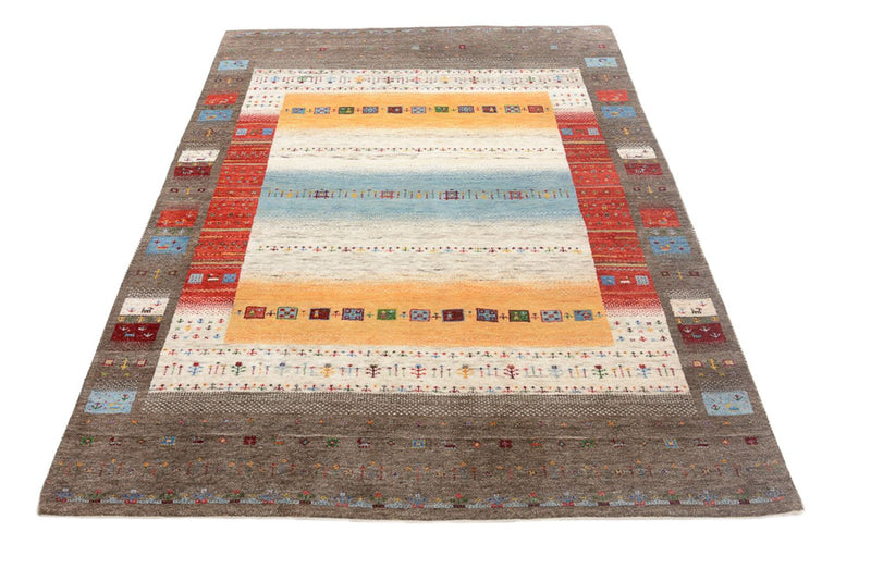 Indo Loribaft-teppe 146x203cm - Ullteppe - flerfarget