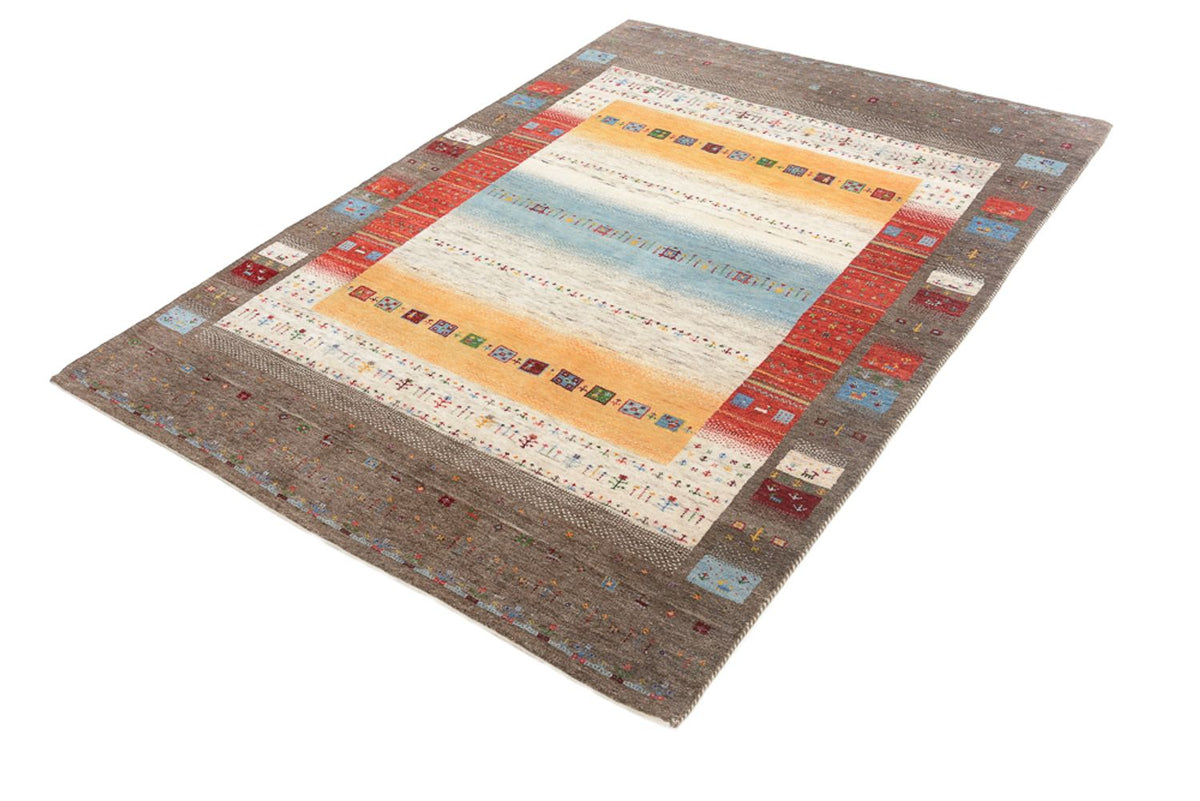 Indo Loribaft-teppe 146x203cm - Ullteppe - flerfarget