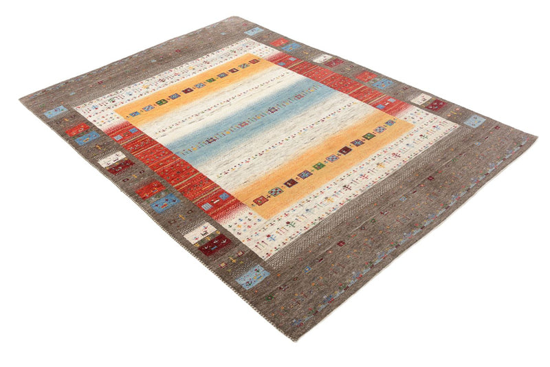 Indo Loribaft-teppe 146x203cm - Ullteppe - flerfarget