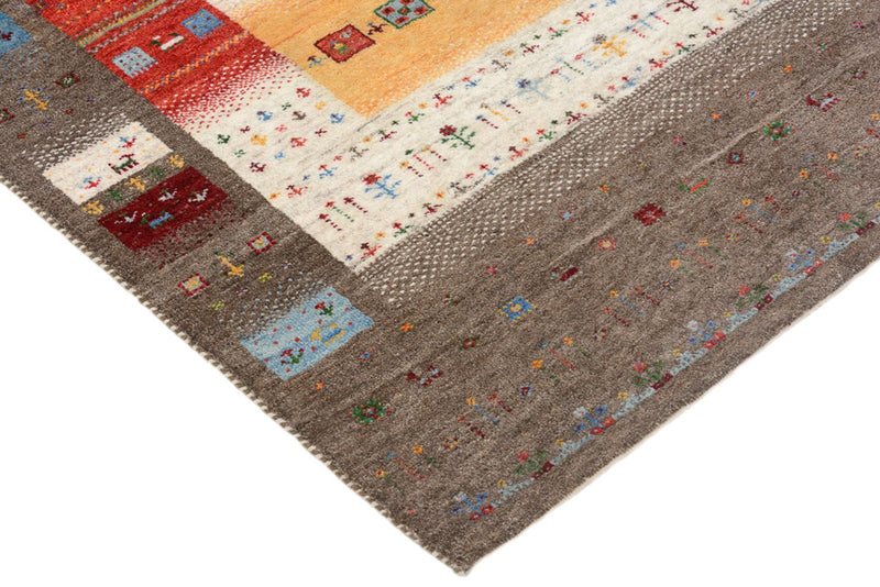 Indo Loribaft-teppe 146x203cm - Ullteppe - flerfarget