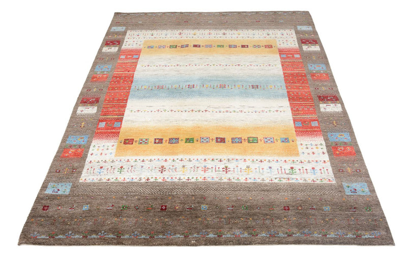 Indo Loribaft-teppe 146x203cm - Ullteppe - flerfarget