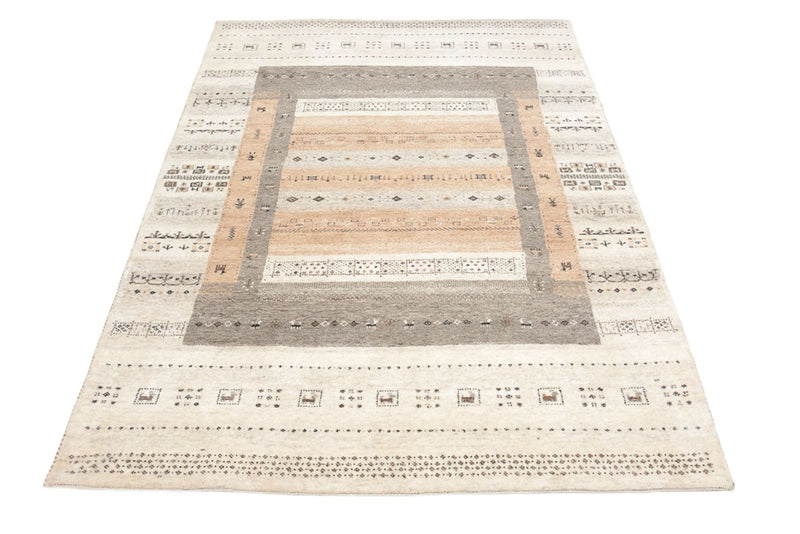 Indo Loribaft-teppe 140x201cm - Ullteppe - mørk beige