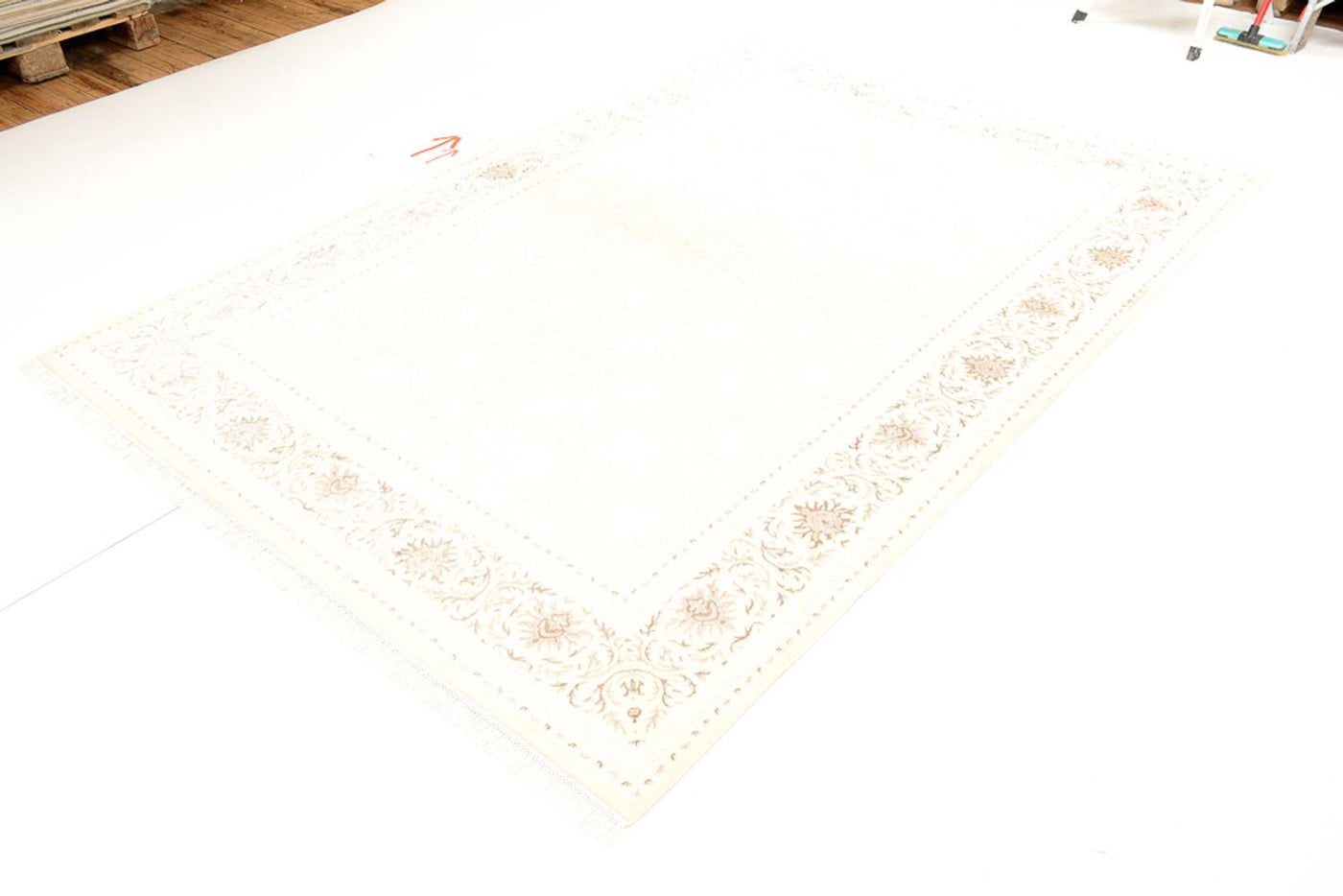 Orientalsk teppe - 240 x 176 cm - hvit
