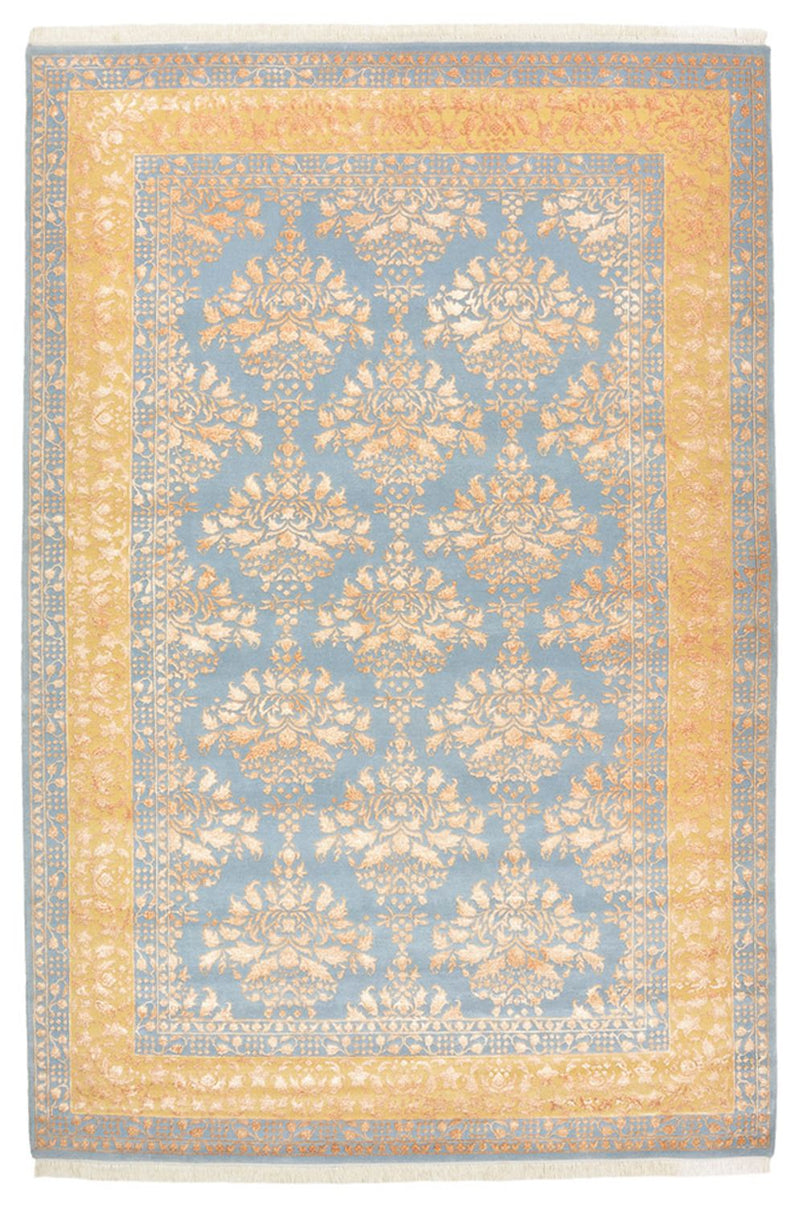 Orientalsk teppe - 307 x 206 cm - lyseblå