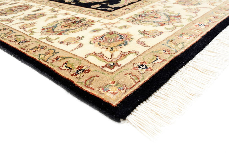Indo Tabriz-teppe 155x214cm - Orientalsk teppe - mørkeblå