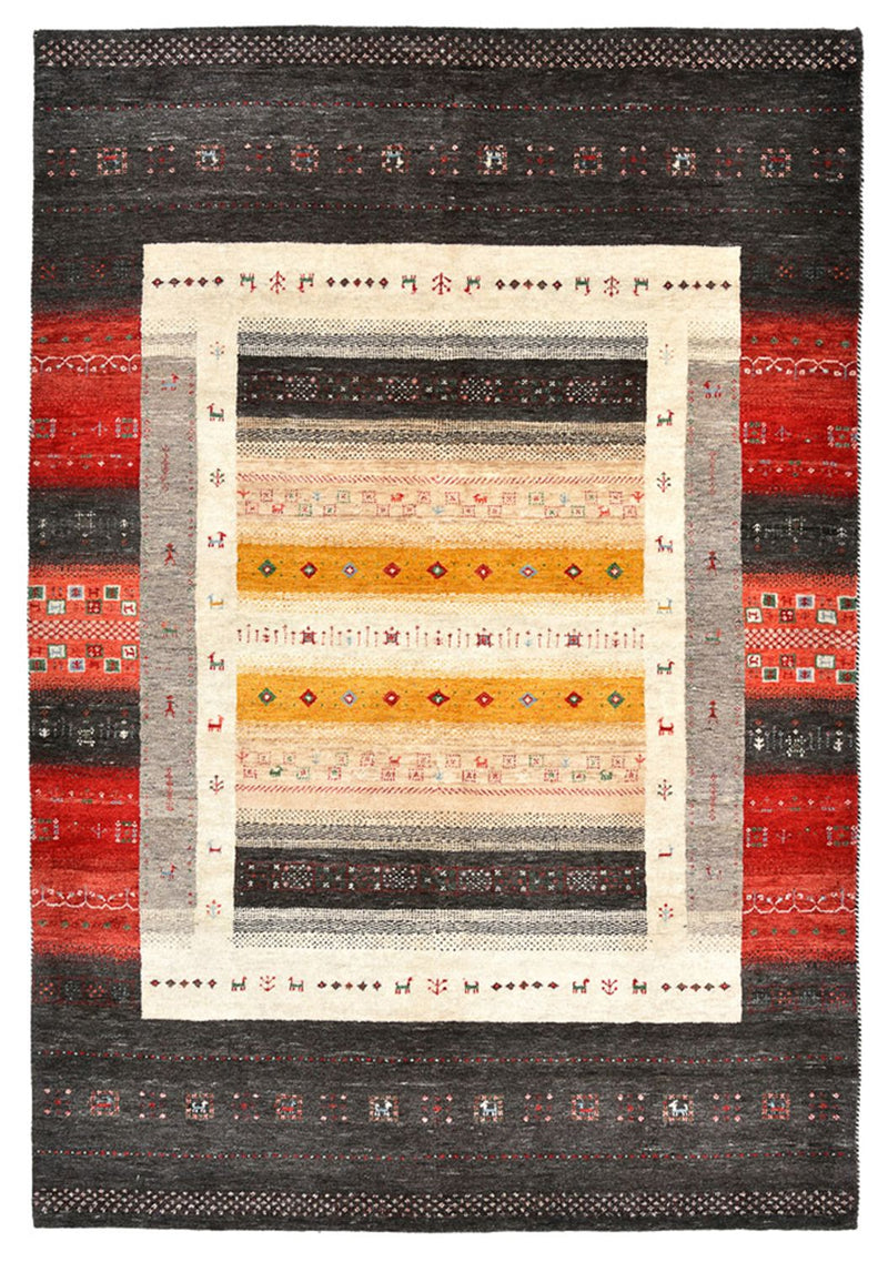 Indo Loribaft-teppe 166x240cm - Ullteppe - flerfarget