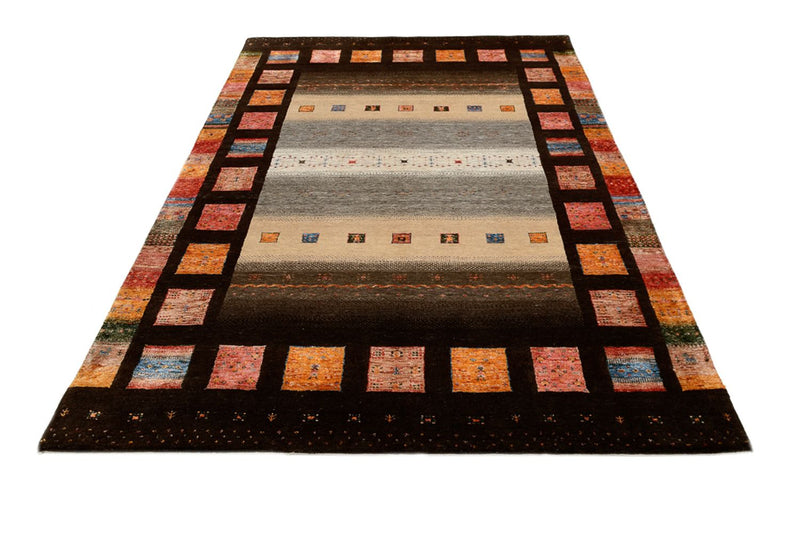 Indo Loribaft-teppe 174x249cm - Ullteppe - flerfarget