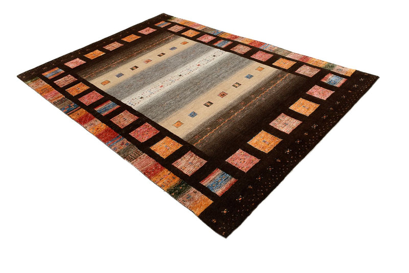 Indo Loribaft-teppe 174x249cm - Ullteppe - flerfarget