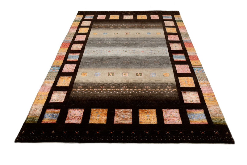 Indo Loribaft-teppe 174x249cm - Ullteppe - flerfarget