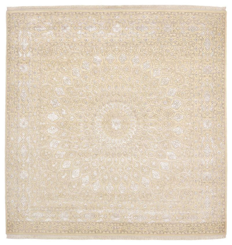 Orientalsk teppe square  - 246 x 245 cm - mørk beige