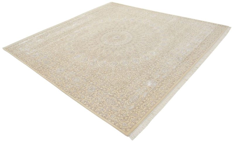 Orientalsk teppe square  - 246 x 245 cm - mørk beige