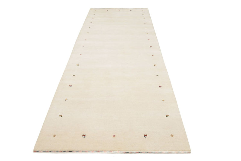 Indo Loribaft-teppe 128x334cm - Ullteppe - krem