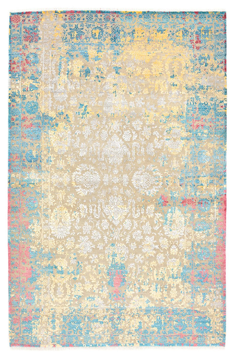 Designerteppe 196x299cm - flerfarget