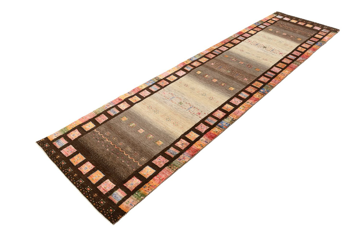 Indo Loribaft Teppe 306x80cm - Ullteppe