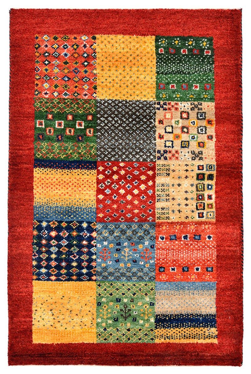 Indo Loribaft-teppe 64x89cm - Ullteppe - flerfarget