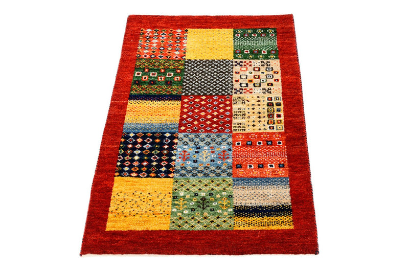 Indo Loribaft-teppe 64x89cm - Ullteppe - flerfarget