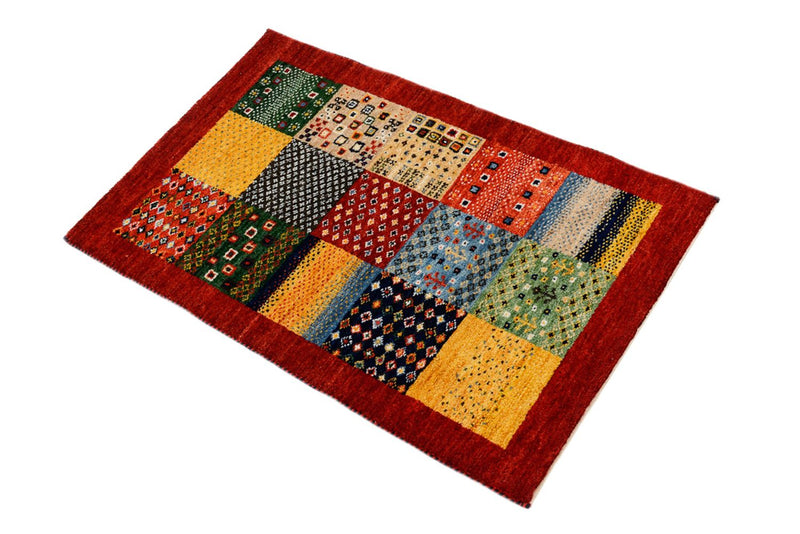 Indo Loribaft-teppe 64x89cm - Ullteppe - flerfarget