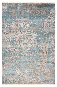 Designer teppe - 177 x 121 cm - havblå – product image