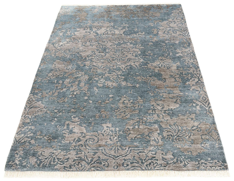 Designer teppe - 177 x 121 cm - havblå