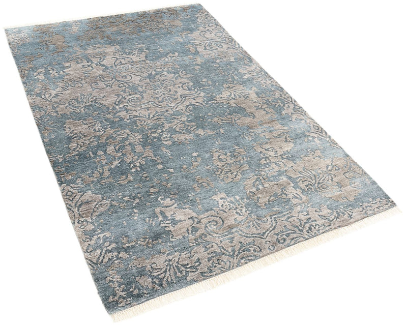 Designer teppe - 177 x 121 cm - havblå