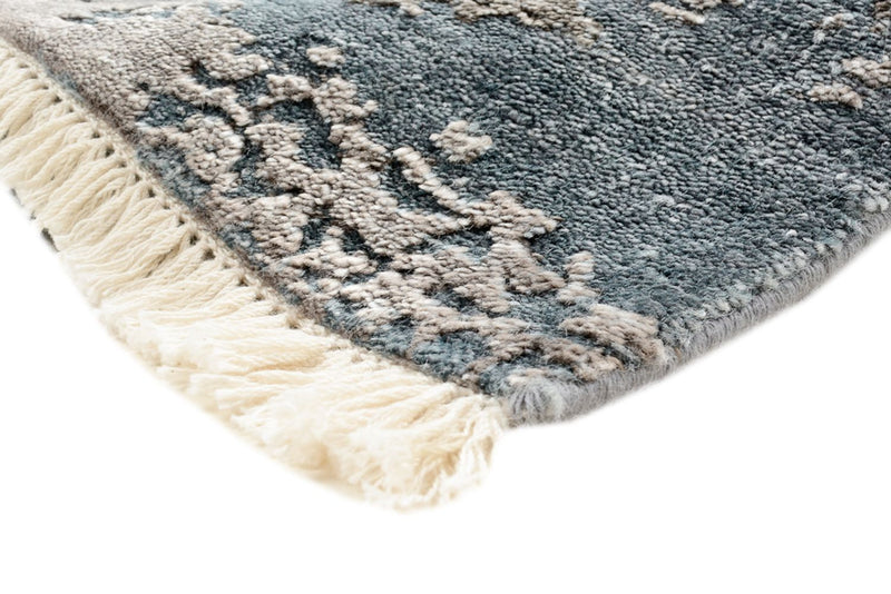 Designer teppe - 177 x 121 cm - havblå