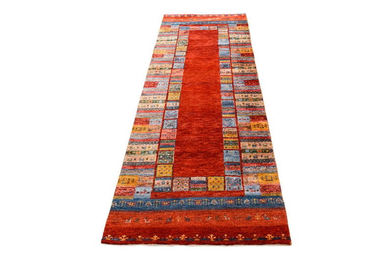 Indo Loribaft-teppe 82x249cm - Ullteppe - flerfarget