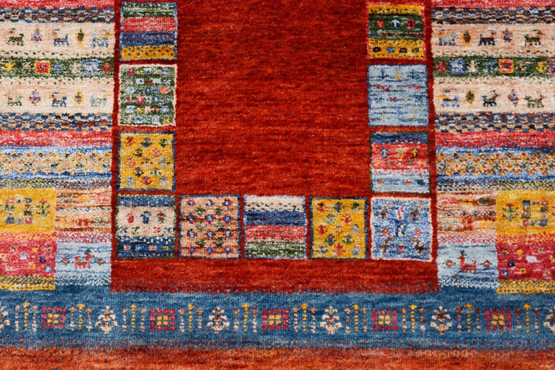 Indo Loribaft-teppe 82x249cm - Ullteppe - flerfarget