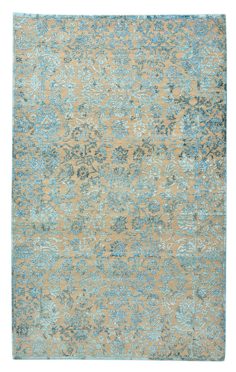 Designer teppe - 150 x 95 cm - lyseblå