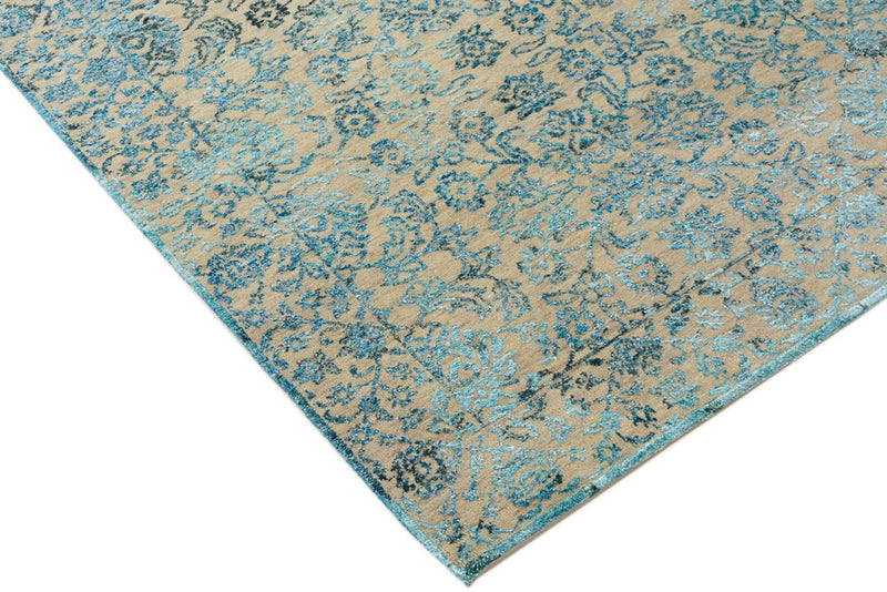 Designer teppe - 150 x 95 cm - lyseblå