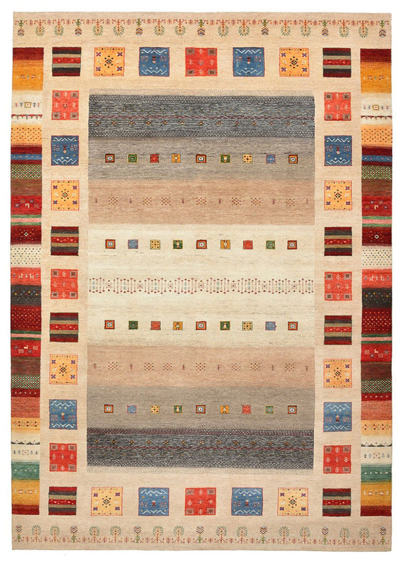 Gabbeh teppe - Loribaft Indus - 356 x 252 cm - flerfarget