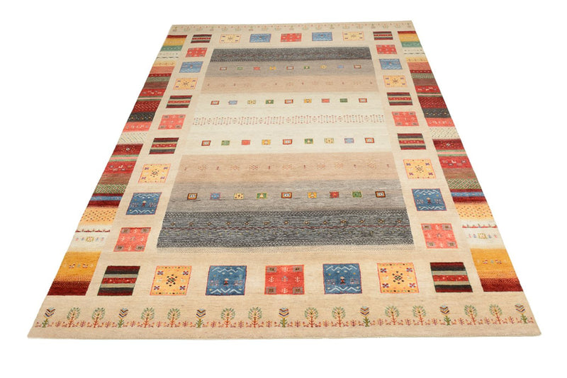 Gabbeh teppe - Loribaft Indus - 356 x 252 cm - flerfarget