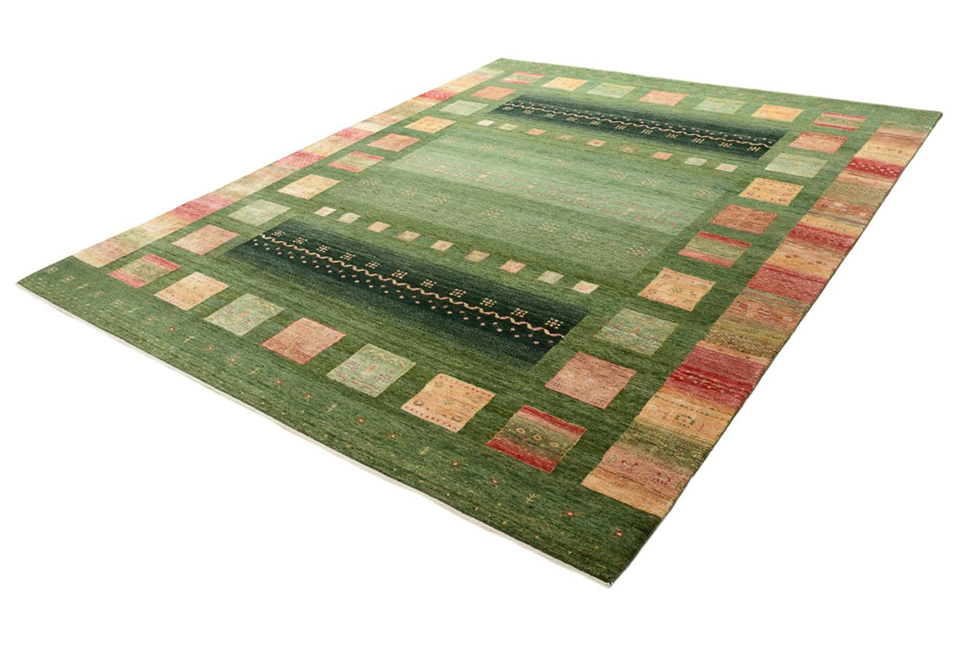 Indo Loribaft Teppe 302x248cm - Ullteppe